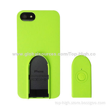 Cell phone protection rubber case with Bluetooth wireless shutter release, China manufacturer OEM